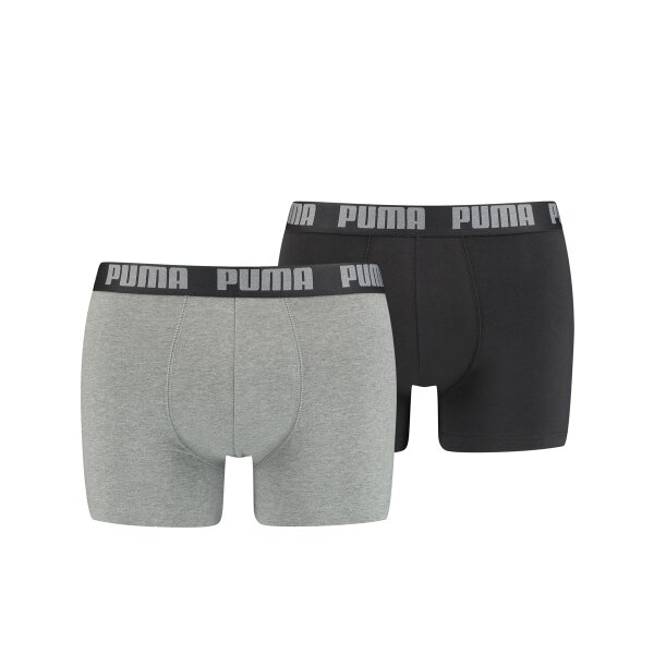 PUMA Mens Boxer Shorts - Advantage pack, Boxers, Cotton Stretch, unicoloured Grey XL (X-Large)