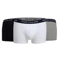 TOM TAILOR Herren Boxershorts, 3er Pack - Hip Pants, Buffer G4, Boxer Brief, Uni