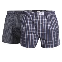 TOM TAILOR Mens Web Boxer Shorts, 2-pack - Pure Cotton, Westside C, checkered