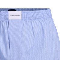 TOM TAILOR Herren Web-Boxershorts, 2er Pack - Pure Cotton, Westside C, kariert Blau L