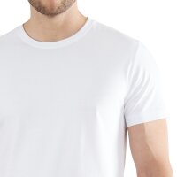 TOM TAILOR mens T-shirt, pack of 2 - Lucky T, half sleeve, round neck, plain White L (Large)