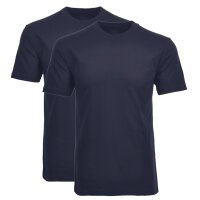 RAGMAN Herren T-Shirt 2er Pack - 1/2 Arm, Unterhemd, Rundhals