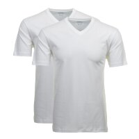 RAGMAN Herren T-Shirt 2er Pack - 1/2 Arm, Unterhemd, V-Neck