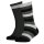 TOMMY HILFIGER Kinder Socken, 2er Pack - Basic Stripe, TH, Streifen, 23-42 Schwarz/Grau 23-26