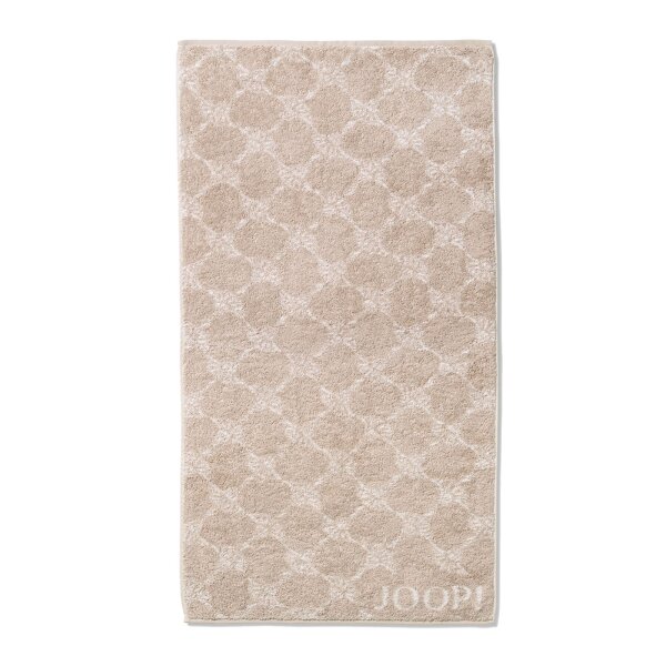 JOOP! Duschtuch Classic Cornflower Frottierkollektion - 80x150 cm, Walkfrottier Beige