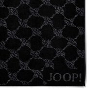JOOP! Duschtuch Classic Cornflower Frottierkollektion - 80x150 cm, Walkfrottier Schwarz