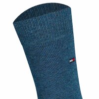 TOMMY HILFIGER childrens socks, pack of 2 - Basic, TH, 23-42, one colour Blue 23-26
