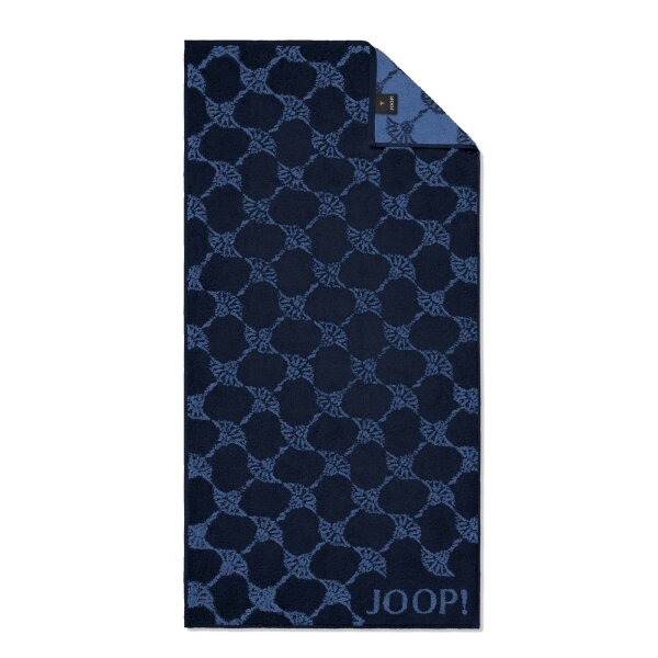 JOOP! Handtuch Classic Cornflower Frottierkollektion - Walkfrottier Blau 50x100cm