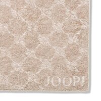 JOOP! Handtuch Classic Cornflower Frottierkollektion - Walkfrottier Beige 50x100cm