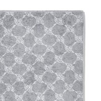 JOOP! Handtuch Classic Cornflower Frottierkollektion - Walkfrottier Grau 50x100cm
