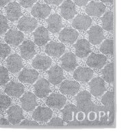 JOOP! Handtuch Classic Cornflower Frottierkollektion - Walkfrottier Grau 50x100cm