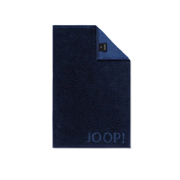JOOP! Gästetuch Classic Frottierkollektion - Walkfrottier Blau 30x50cm