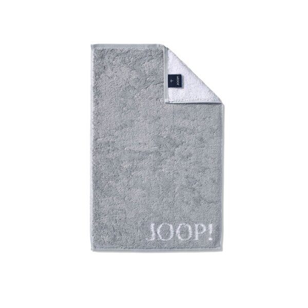 JOOP! Gästetuch Classic Frottierkollektion - Walkfrottier Grau 30x50cm