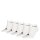 HEAD Sneaker Socks, 5-Pack - short Socks, unicoloured White 35-38 (UK 2.5-5)