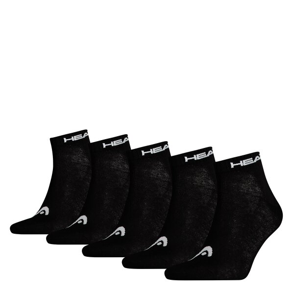HEAD Quarter Socks, 5-Pack - short Socks, unicoloured