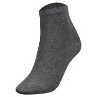 TOMMY HILFIGER Damen Quarter Socken, 2er Pack - TH, Baumwolle, 35-42, einfarbig Grau 35-38