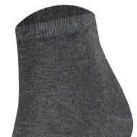 TOMMY HILFIGER Womens Quarter Socks, 2-pack - TH, cotton, 35-42, plain Grey 35-38