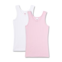 s.Oliver Mädchen Unterhemd 2er Pack - Shirt ohne Arme, Hemd, Feinripp, Cotton Stretch