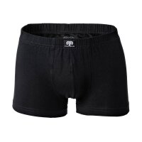 CECEBA Herren Shorts, 2er Pack - Short Pants, Basic, Baumwoll Stretch, M-8XL, einfarbig Schwarz M