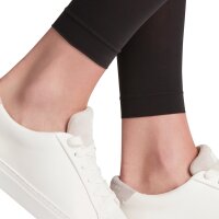FALKE Damen Leggins - Matt Deluxe 30, transparent matt, 30 LE Black M (40-42)