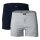 CECEBA Herren Shorts, 2er Pack - Boxershort, Basic, Baumwolle, M-8XL, einfarbig Grau 3XL