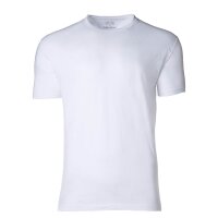 CECEBA Men American T-Shirt, 2-pack - round neck, short sleeve, cotton, uni White 4XL (4X-Large)