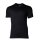 CECEBA Herren American T-Shirt, 2er Pack - V-Ausschnitt, Kurzarm, Baumwolle, uni Schwarz L