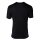 CECEBA Herren American T-Shirt, 2er Pack - V-Ausschnitt, Kurzarm, Baumwolle, uni Schwarz L