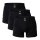 CECEBA Herren Pants, 3er Pack - Basic, Baumwoll-Stretch, M-3XL, einfarbig Schwarz XL