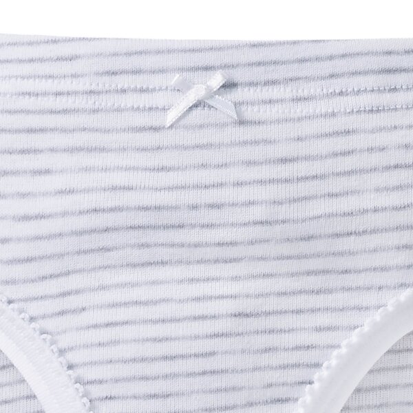 SCHIESSER Mädchen Slip - Unterhose, Hüftslip, Feinripp, Basic, 98-140 Grau 92