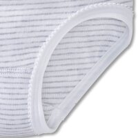 SCHIESSER Mädchen Slip - Unterhose, Hüftslip, Feinripp, Basic, 98-140 Grau 92