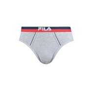 FILA Mens briefs - Briefs, logo waistband, urban, cotton stretch, plain, S-2XL