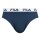 FILA Mens briefs - Briefs, logo waistband, urban, cotton stretch, plain, S-2XL Navy S (Small)
