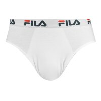 FILA Herren Slip - Briefs, Logobund, Urban, Cotton Stretch, einfarbig, S-2XL Weiß XL