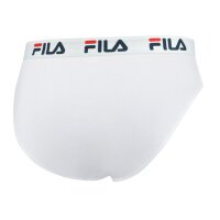 FILA Herren Slip - Briefs, Logobund, Urban, Cotton Stretch, einfarbig, S-2XL Weiß XL