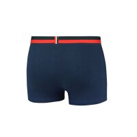 FILA Mens Boxer Shorts - Logo waistband, urban, cotton stretch, plain, S-2XL Navy S (Small)