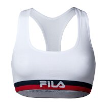 FILA Damen Bustier - Bra, Sport-BH, Racerback, Cotton Stretch, einfarbig, XS-XL