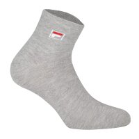 FILA Quarter Socks Unisex, 3 pairs - Short socks, Sport, Logo Waistband, uni, 35-46 Black/White/Grey EU 39-42 (6-8 UK)