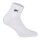 FILA Quarter Socken Unisex, 3 Paar - Kurzsocken, Sport, Logo-Bund, uni, 35-46 Schwarz/Weiß/Grau EU 39-42