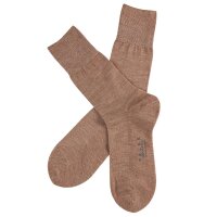 FALKE Herren Socken - Airport Plus, Kurzstrumpf, Freizeit- und Business-Socken, Unifarben Beige 45-46