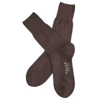 FALKE Herren Socken - Airport Plus, Kurzstrumpf, Freizeit- und Business-Socken, Unifarben Braun 45-46