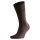 FALKE Herren Socken - Airport Plus, Kurzstrumpf, Freizeit- und Business-Socken, Unifarben Braun 45-46