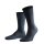 FALKE Men Socks - Airport Plus, short Socks, Casual and Business Socks, plain Colours Dark blue 41-42 (7-8 UK)
