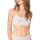 Sloggi Damen Bustier, BH - ZERO FEEL LACE Bandeau, Jacquardtronic-Spitze, einfarbig Weiß M