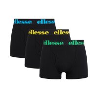 ellesse Herren Boxer Shorts HALI, 3er Pack - Fashion Trunks, Logo, Cotton Stretch