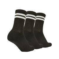 ellesse unisex sport socks PULLO, 3 pairs - tennis socks, crew socks, logo Black 43-46,5 (UK 9-11.5)