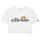 ellesse Damen T-Shirt ALBERTA - Crop-Top, Kurzarm, Crewneck, Rundhals, Logo-Print Weiß XL