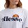 ellesse Damen T-Shirt ALBERTA - Crop-Top, Kurzarm, Crewneck, Rundhals, Logo-Print Weiß XL