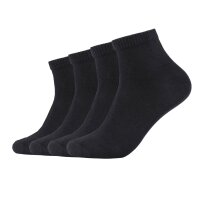 s.Oliver Unisex Socks, 4-Pack - Quarter, plain