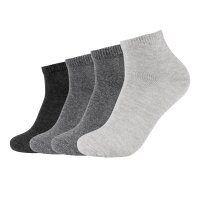s.Oliver Unisex Socks, 4-Pack - Quarter, plain